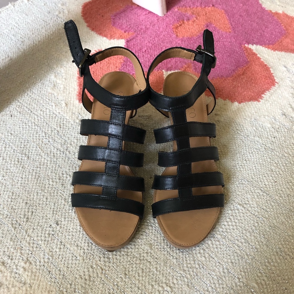 Franco sarto wedged sandals